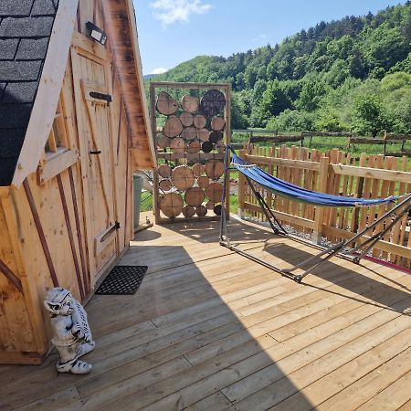 Les Cabanes Feeriques Du Cheix Saint-Diery Eksteriør billede